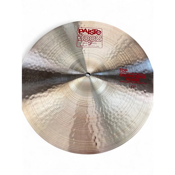 Used Paiste 17in 2002 SOUND EDGE Cymbal