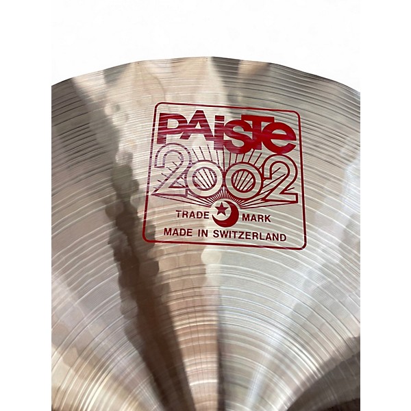 Used Paiste 17in 2002 SOUND EDGE Cymbal