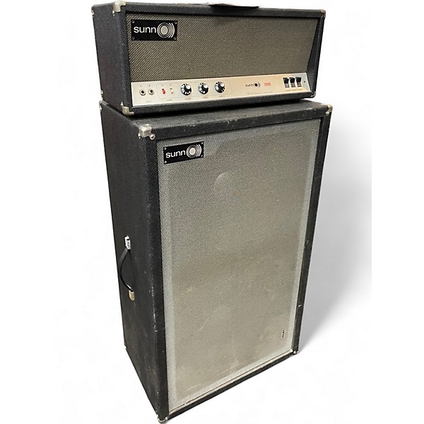 Vintage 1970s Sunn 200s Head and Cab Tube Bass Combo Amp