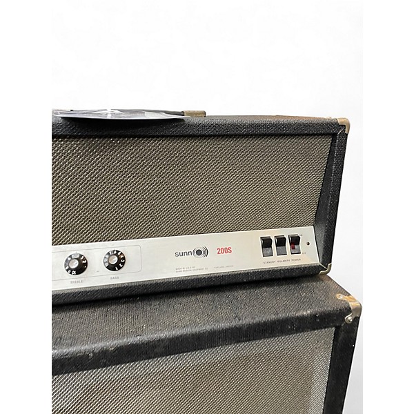 Vintage 1970s Sunn 200s Head and Cab Tube Bass Combo Amp