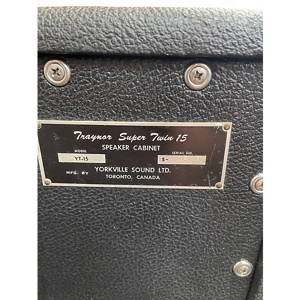 Vintage 1970s Traynor Super Twin 15 Bass Cabinet