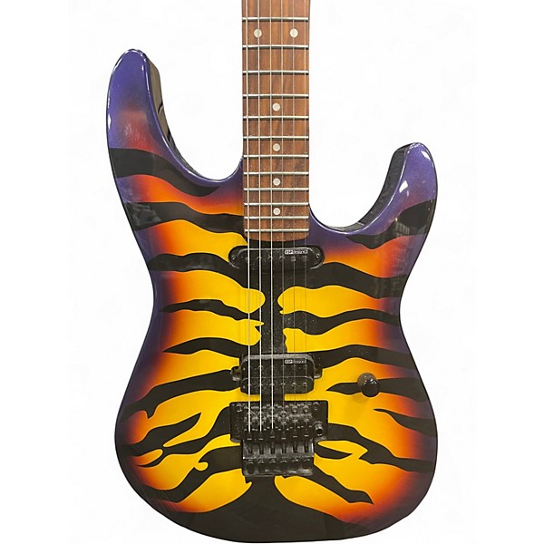 Used ESP LTD GLSBT Sunburst Tiger Solid Body Electric Guitar
