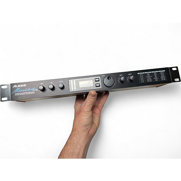 Used Alesis MICROVERB 4  NIB Effects Processor