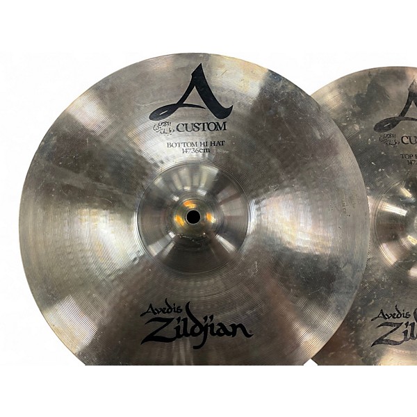 Used Zildjian 14in Avedis Hi Hat Pair Cymbal