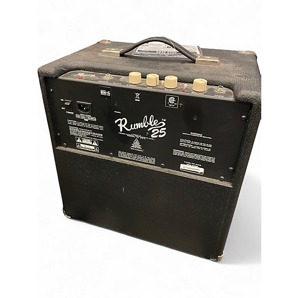 Used Fender Rumble 25 25W 1x10 Bass Combo Amp