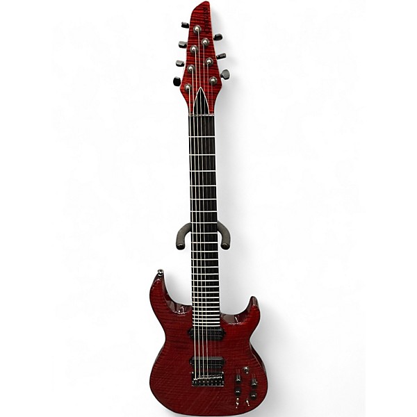 Used Carvin DC727 Trans Red Solid Body Electric Guitar