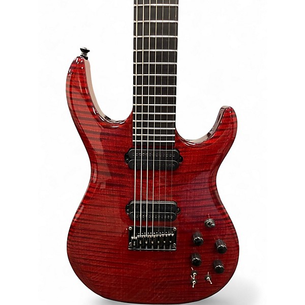 Used Carvin DC727 Trans Red Solid Body Electric Guitar