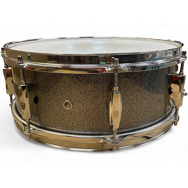 Used Pearl 5.5X14 Export Pewter Sparkle Drum