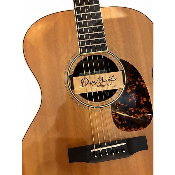 Used Larrivee OM03R Natural Acoustic Electric Guitar