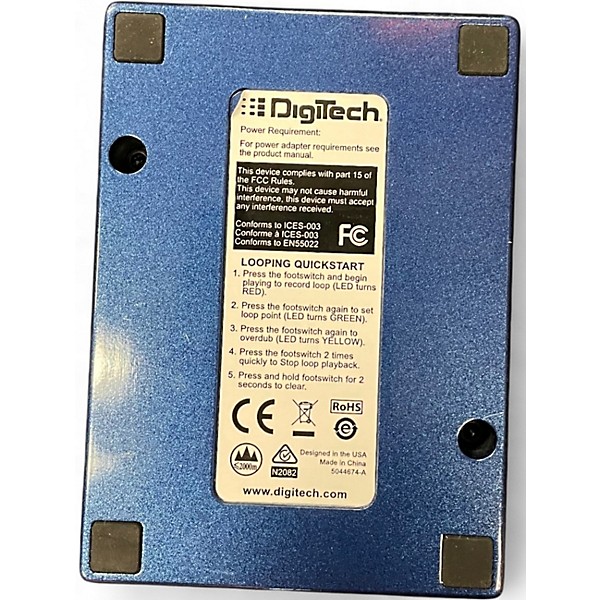 Used DigiTech JamMan XT Vocal Looper Pedal