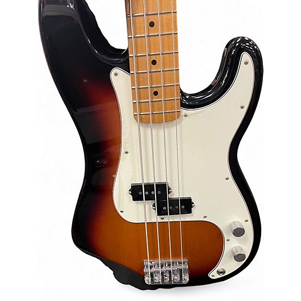 Used Fender Player Precision Bass 2 Color Sunburst Electric Bass Guitar