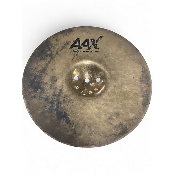 Used SABIAN 13in AAX Fusion Hi Hat Pair Cymbal