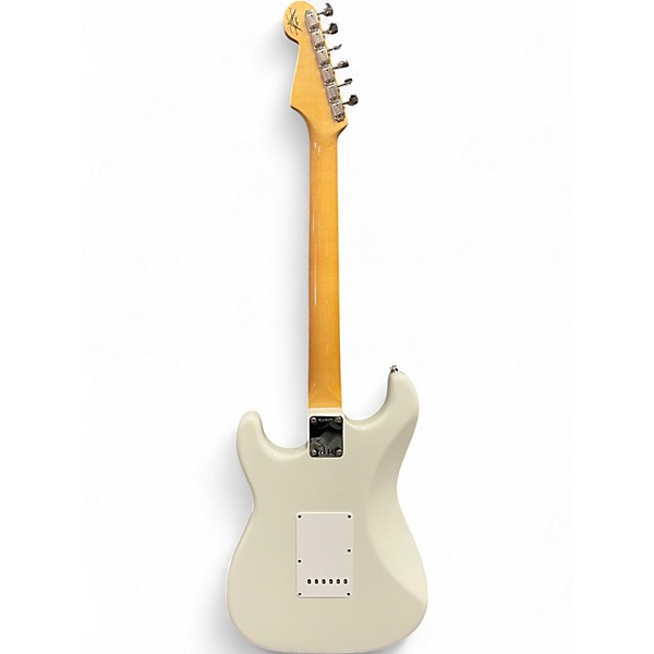 Used 2025 Fender Custom Shop 1962 Stratocaster Wildwood 10 Olympic White Solid Body Electric Guitar
