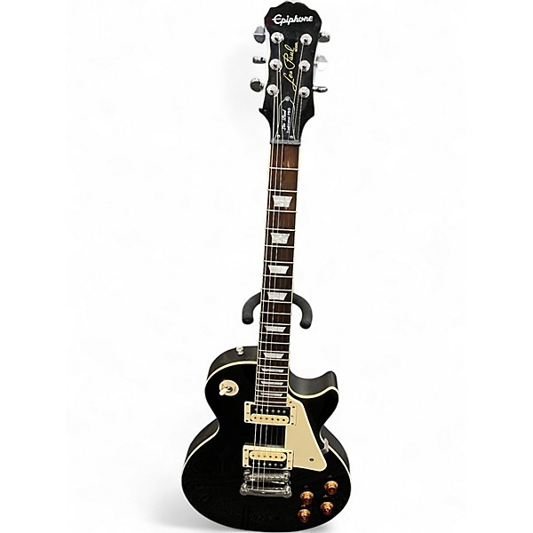 Used Epiphone Les Paul Traditional Pro BLACK Solid Body Electric Guitar