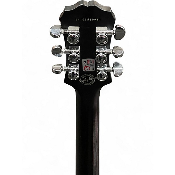 Used Epiphone Les Paul Traditional Pro BLACK Solid Body Electric Guitar