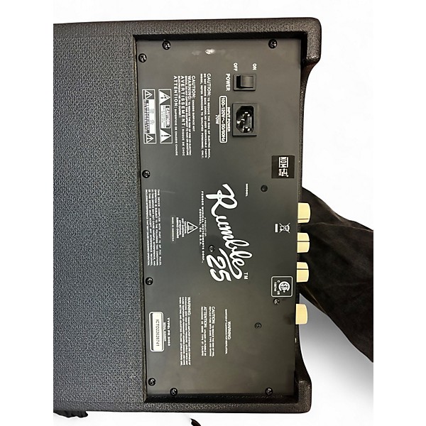 Used Fender Rumble 25 25W 1x10 Bass Combo Amp