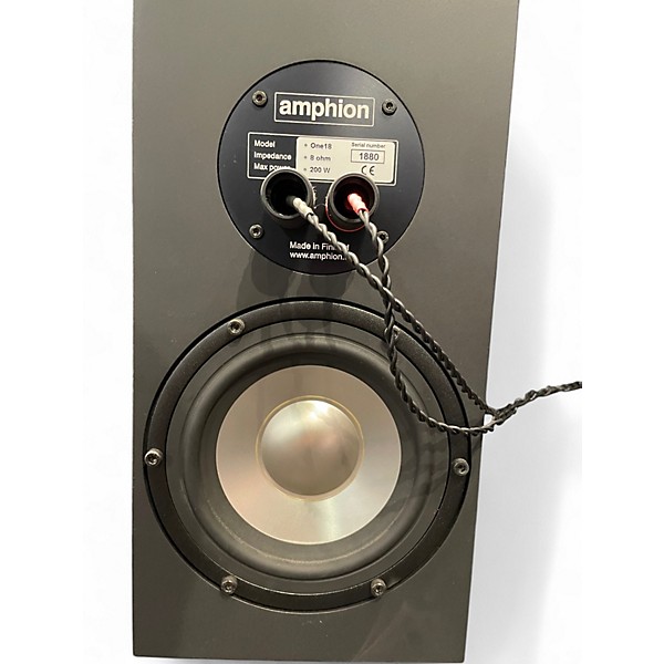 Used Amphion One18 Passsive Studio Monitors w/ Amp 500 and Speaker Cables Unpowered Monitor
