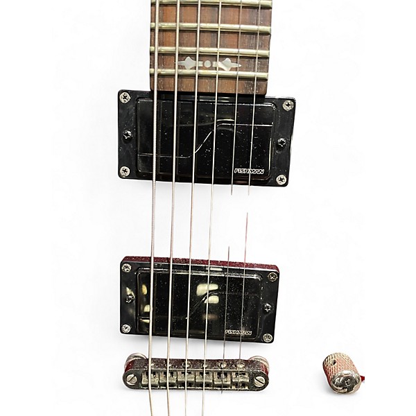 Used Schecter Guitar Research Demon 6 red Solid Body Electric Guitar