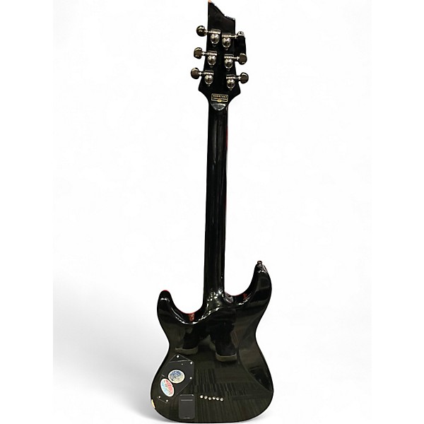 Used Schecter Guitar Research C1 SHE DEVIL GLOSS BLACK Solid Body Electric Guitar