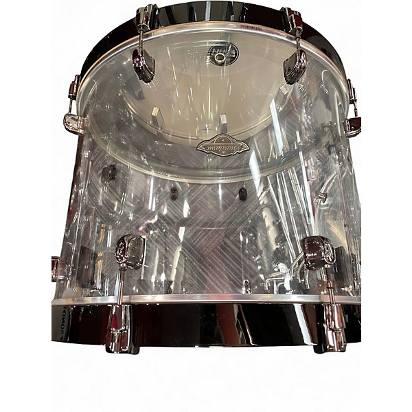Used 2024 TAMA 6 Piece MIRAGE SERIES Clear Drum Kit