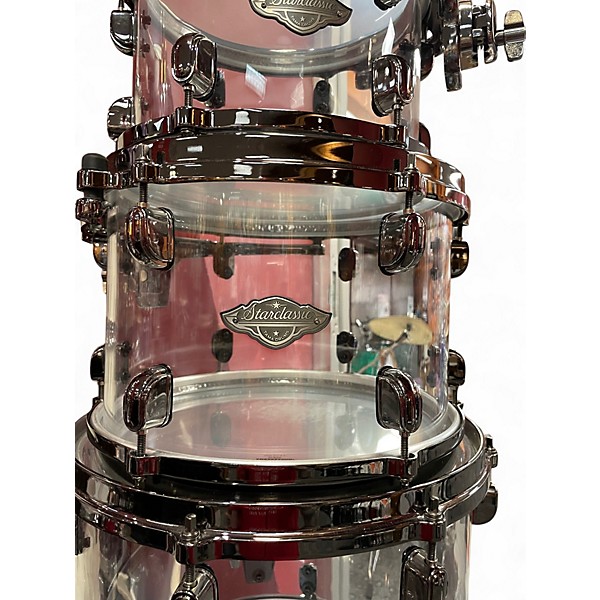 Used 2024 TAMA 6 Piece MIRAGE SERIES Clear Drum Kit