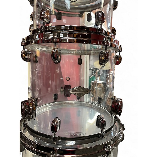 Used 2024 TAMA 6 Piece MIRAGE SERIES Clear Drum Kit