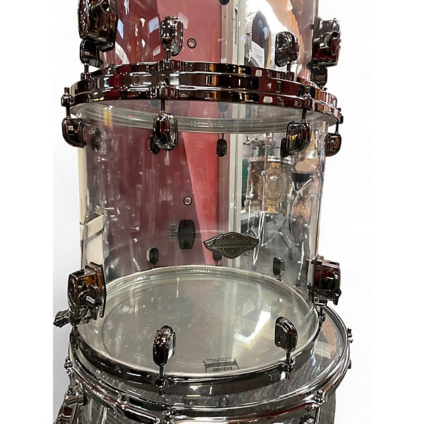 Used 2024 TAMA 6 Piece MIRAGE SERIES Clear Drum Kit