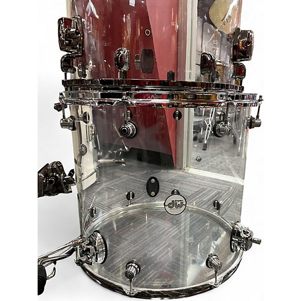 Used 2024 TAMA 6 Piece MIRAGE SERIES Clear Drum Kit