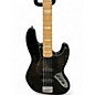Used Squier Vintage Modified 1977 Jazz Bass Black Electric Bass Guitar