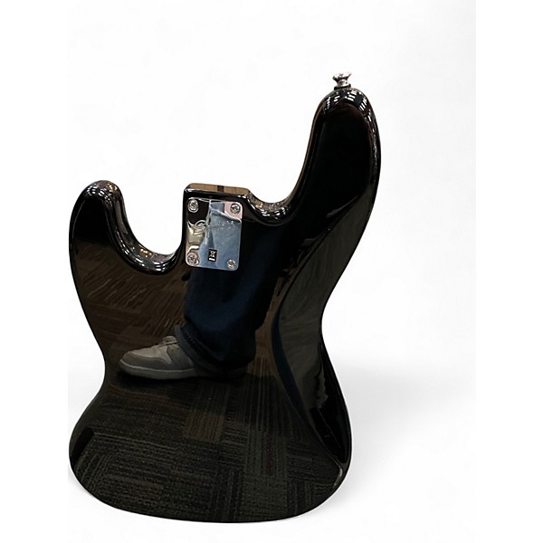 Used Squier Vintage Modified 1977 Jazz Bass Black Electric Bass Guitar