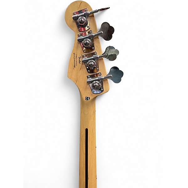 Used Squier Vintage Modified 1977 Jazz Bass Black Electric Bass Guitar