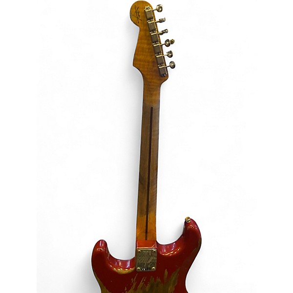Used Fender custom shop 1956 heavy relic cimmaron red Solid Body Electric Guitar