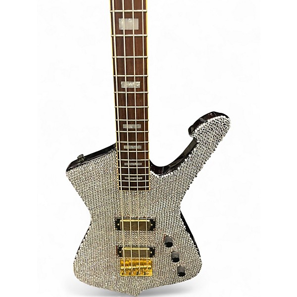 Used Ibanez STANDARD ICEMAN BEDAZZLED Electric Bass Guitar