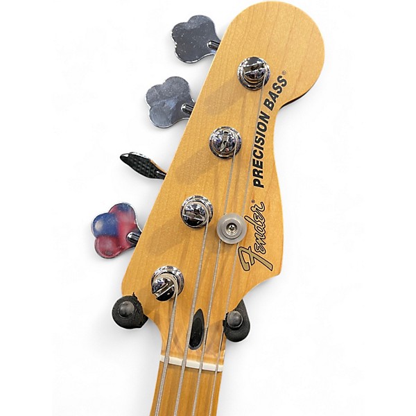 Used 2017 Fender Deluxe Active Precision Bass Special 3 Tone Sunburst Electric Bass Guitar