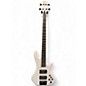 Used Schecter Guitar Research STILETTO STAGE 4 GLOSS WHITE Electric Bass Guitar thumbnail