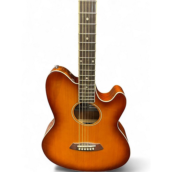 Used Ibanez TCY10E Talman 2 Color Sunburst Acoustic Electric Guitar