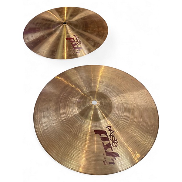 Used Paiste 14in PST7 Hi Hat Pair Cymbal
