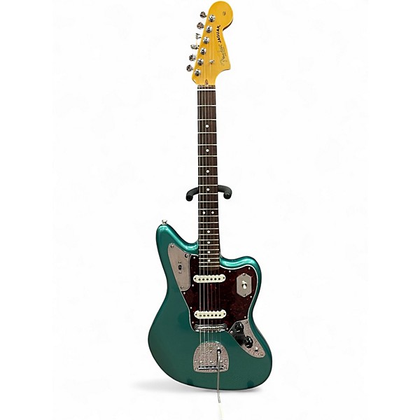 Used 2025 Fender American Professional Classic Jaguar Faded Sherwood Green Metallic Solid Body Electric Guitar