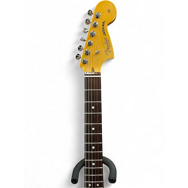 Used 2025 Fender American Professional Classic Jaguar Faded Sherwood Green Metallic Solid Body Electric Guitar