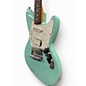 Vintage 1995 Fender Jagstang Sonic Blue Solid Body Electric Guitar