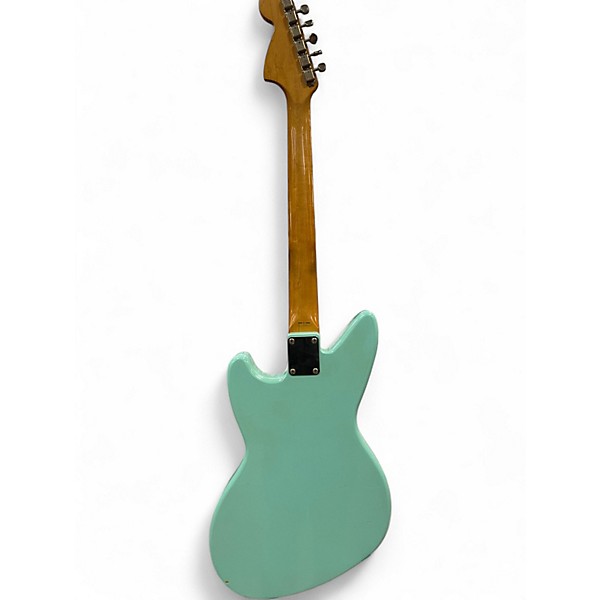 Vintage 1995 Fender Jagstang Sonic Blue Solid Body Electric Guitar