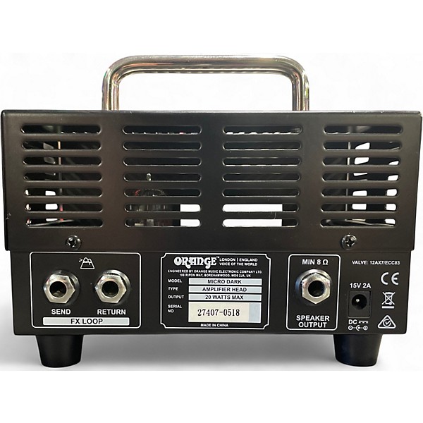 Used Orange Amplifiers Micro Dark 20W Tube Guitar Amp Head