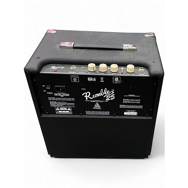 Used Fender Rumble 25 25W 1x10 Bass Combo Amp