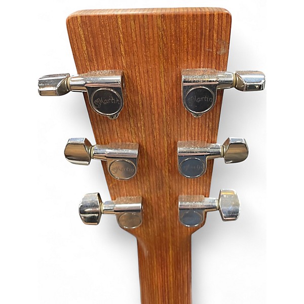 Used Martin Custom X Series Dreadnought Natural Acoustic Electric Guitar