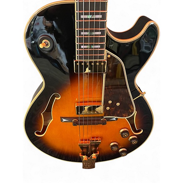 Used 2024 Ibanez GEORGE BENSON GB10 Sunburst Hollow Body Electric Guitar