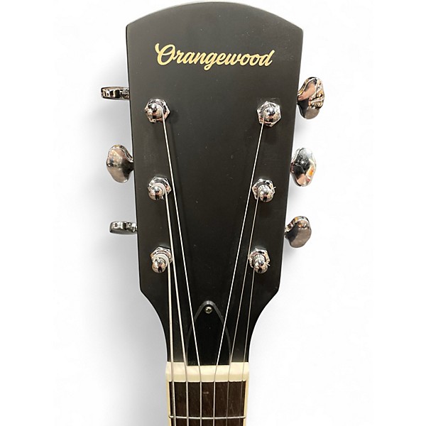 Used 2024 Orangewood Juniper Black Live Black Acoustic Electric Guitar