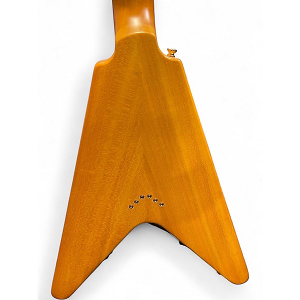 Used Epiphone 1958 Korina Flying V Aged Natural Solid Body Electric Guitar