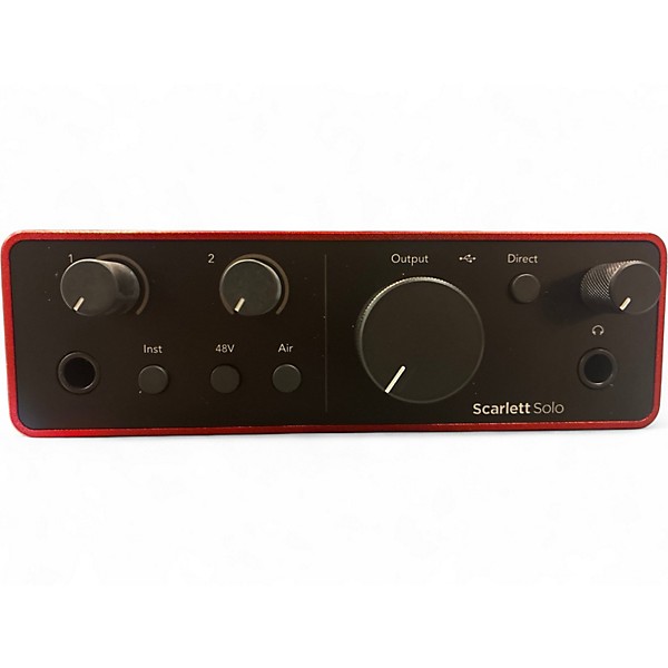 Used Focusrite SCARLETT SOLO GEN 4 Audio Interface