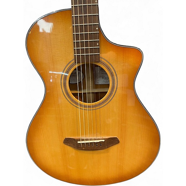 Used Breedlove CONCERTINA COPPER CE Natural Acoustic Electric Guitar