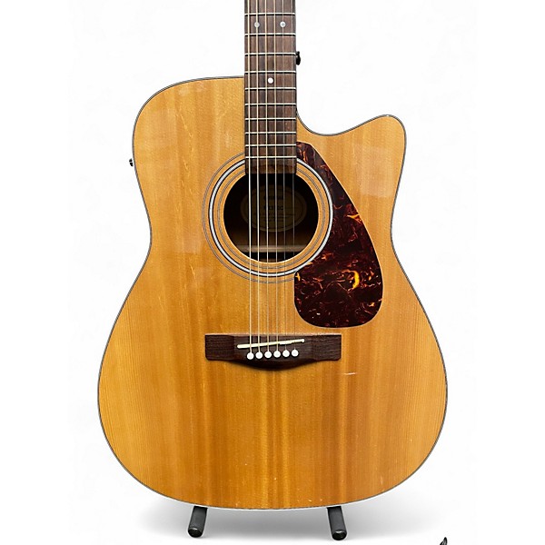 Used Yamaha FX370C Natural Acoustic Electric Guitar